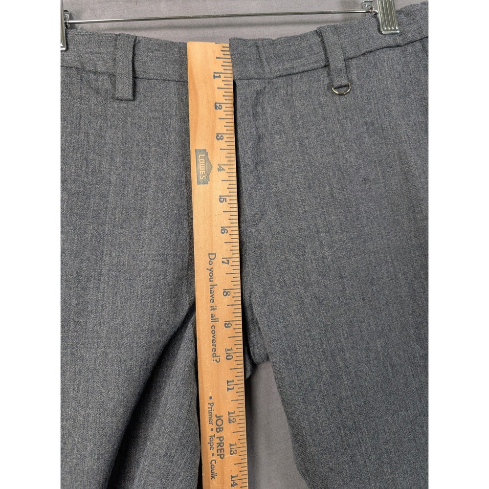 American Eagle Outfitters Womens Gray 100% Wool Dress Pants Size 4 Straight Leg - Picture 3 of 7